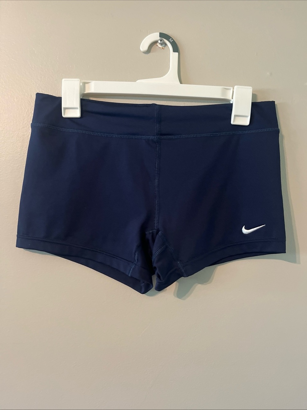 Women’s Nike Blue shorts Medium Dri Fit Gym Running Workout Yoga Volleyball